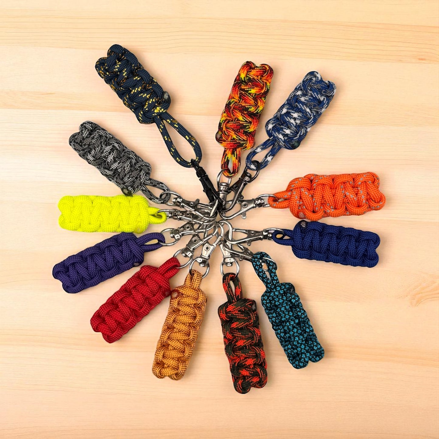 Handmade Paracord Keychains
